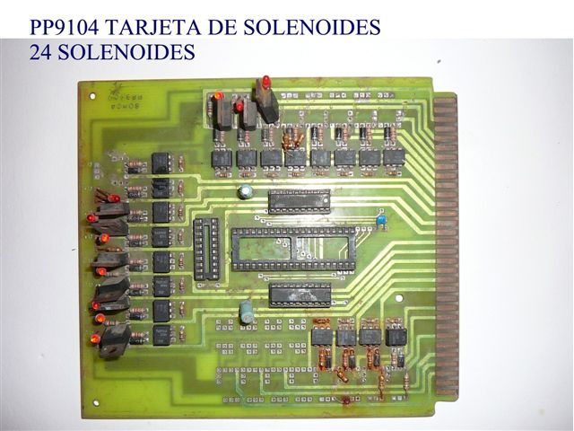 PP9104 TARJETA SOLENOIDES