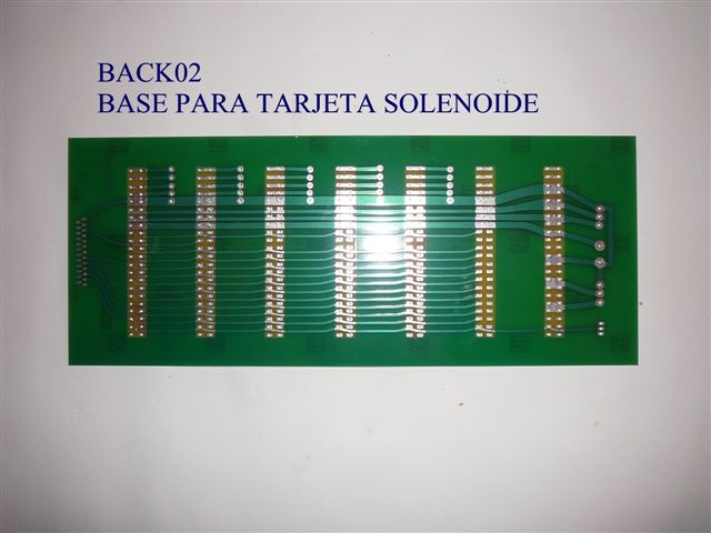 BACK02 BASE TARJETA SOLENOIDE